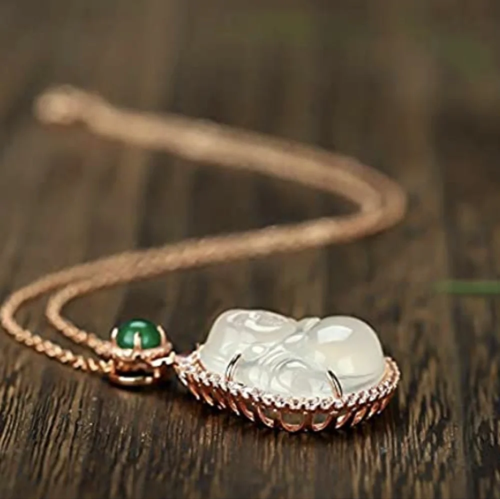 Lucky Buddha Necklace NWT